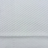 白色涤纶低弹丝 夹丝空气层 蜂窝状针织床垫布